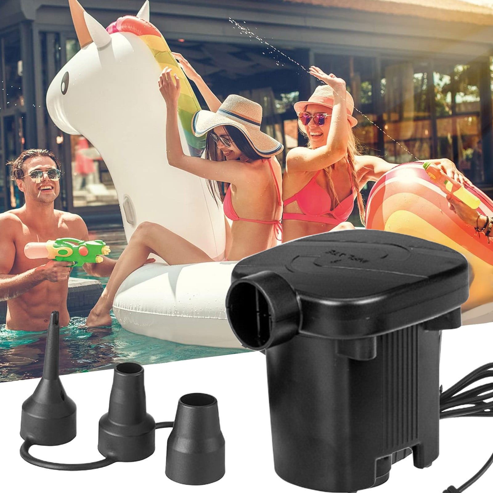 Electric Air Pump Inflatable Swimming Pool With Pump Air Pump