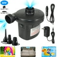 thumbnail image 1 of Electric Air Pump for Inflatables, Air Mattress Pump Quick Fill Inflator Deflator Air Bed Pump Black, 1 of 8