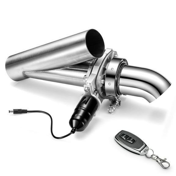SPEEDWOW 3.0 Inch Dual Electric Exhaust Cutout Remote Kit with One Controller