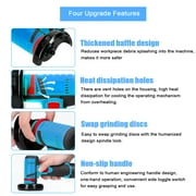 Electric Angle Grinder Angle 19500rpm Electric Grinding Machine Handheld Multifunctional Angle Grinder for Cutting Polishing Ceramic Tile Wood Stone Steel