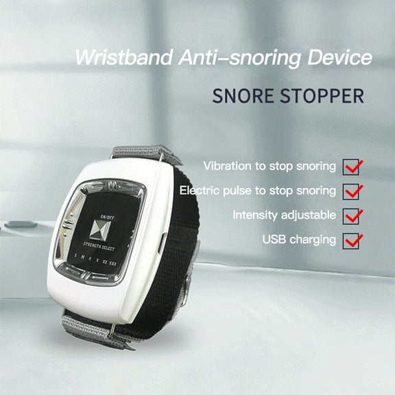 Electric Anti Snore Device,Wrist Watch Anti-Snoring Pluse Sleeping Aid Help Sleep Solution,Stop Snoring Intelligent Apnea Guard