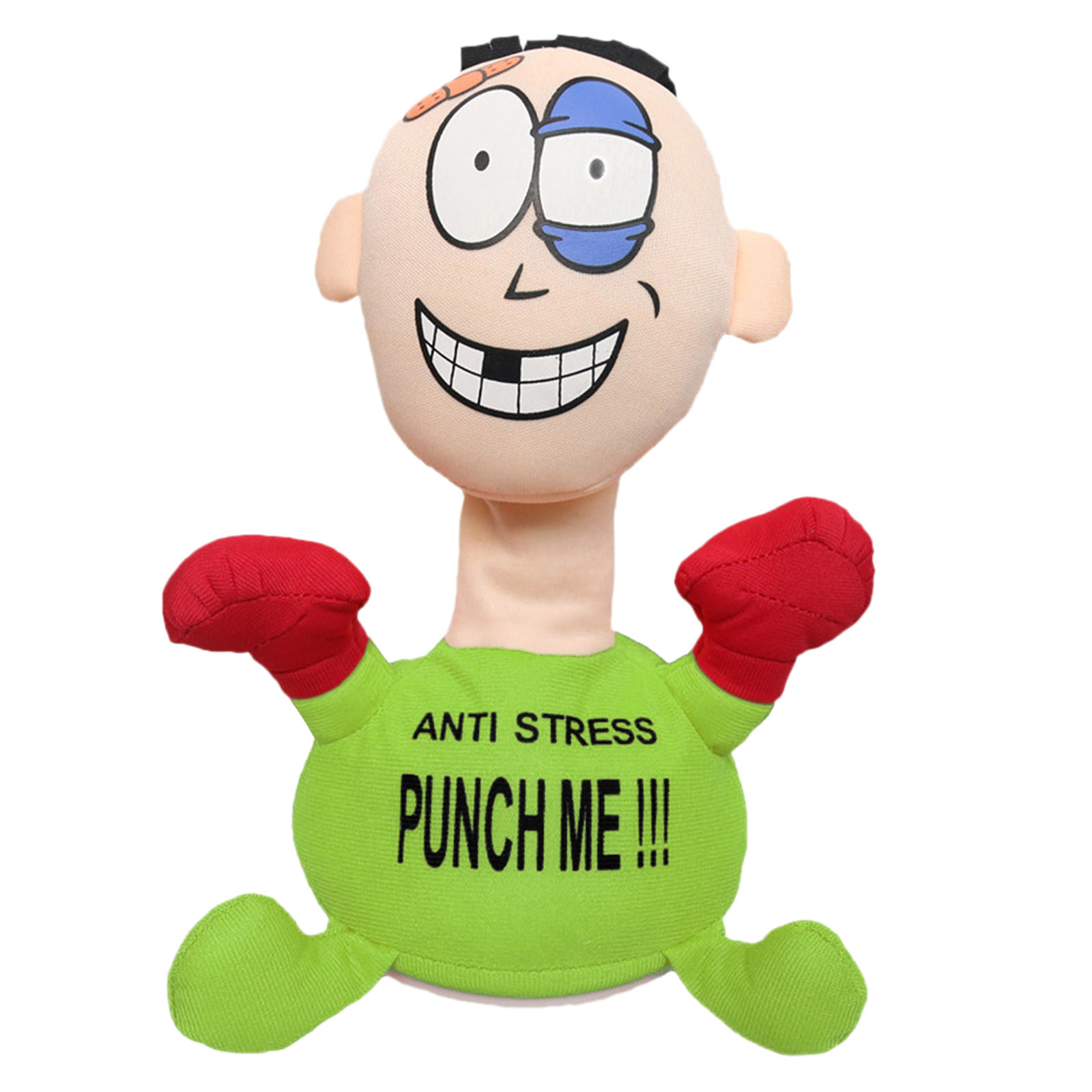 Electric Anti Stress Punch Me Plush Doll Relief Toys|Electric Plush Vent Toy Comfortable Touching Punch Me Doll for Stress Relief No Battery ,13.7"