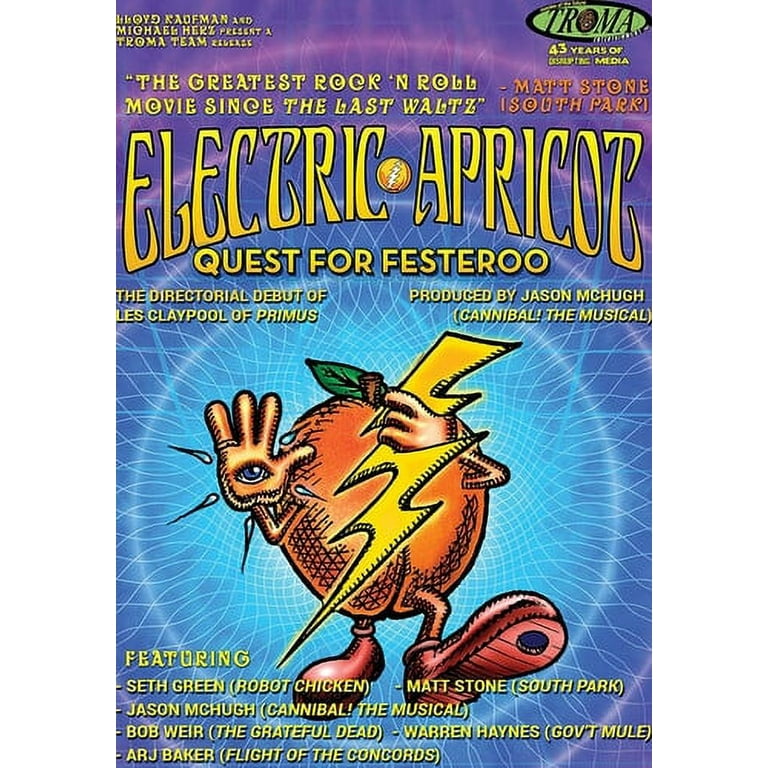 Electric Apricot (DVD), Troma, Music & Performance - Walmart.com
