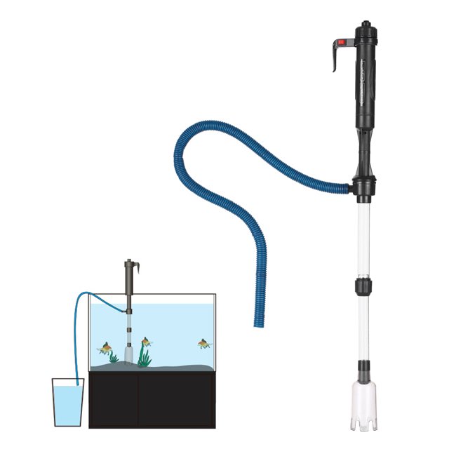 Electric Aquarium Fish Tank Water Changer Sand Washer Vacuum Siphon