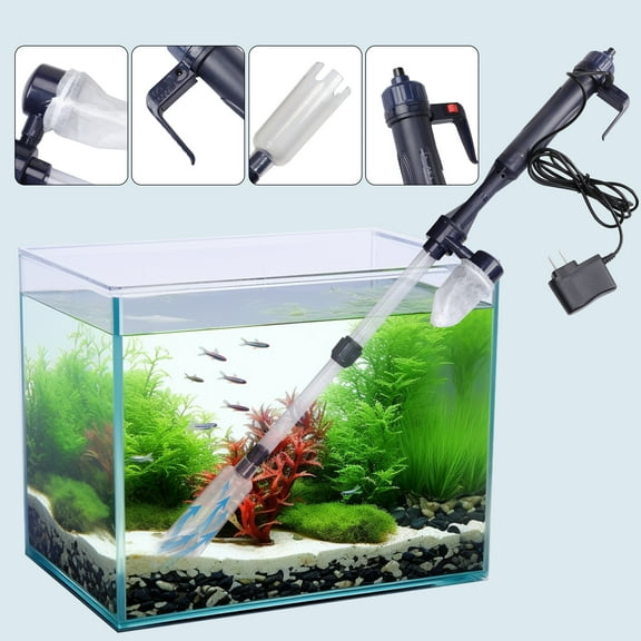 Electric Aquarium Gravel Cleaner Automatic Fish Tank Cleaning Tools Gravel Vacuum Cleaner