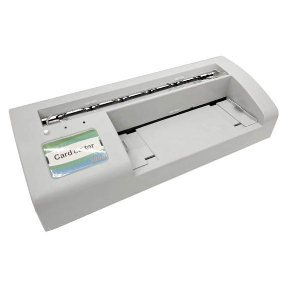 Electric Automatic Business Card Slitter 3.5" x 2.0" Card Size Card Cutter 30 Cards/Minute