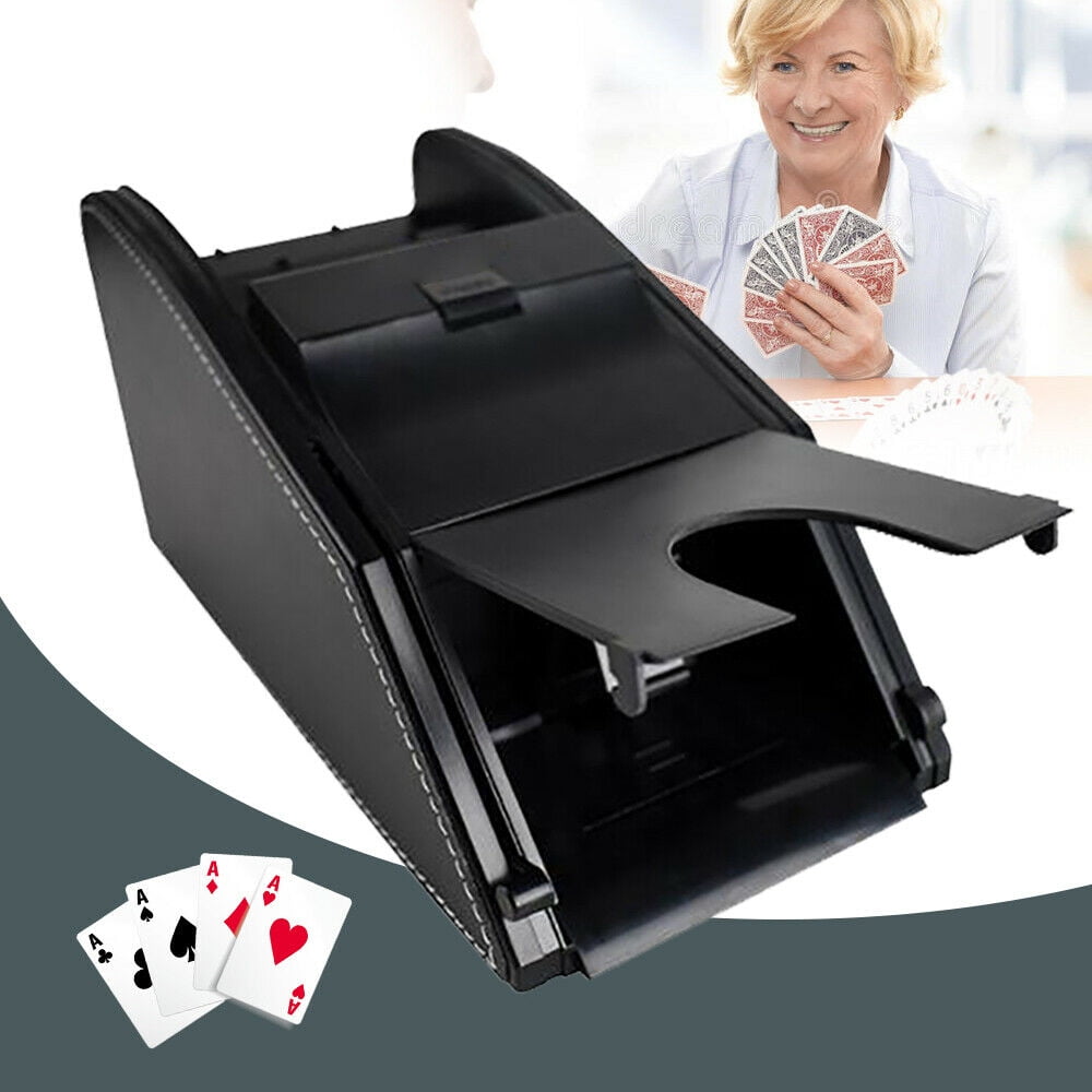 Electric Automatic Card Shuffler Casino Card Dealing Dispenser Machine