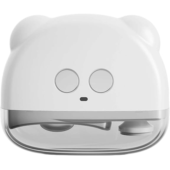 Electric Automatic Nail Clipper, Rechargeable 3-Speed Trimmer with LED Light & Storage Box for Toe & Fingernails, Compact, Portable, Portable Safe Nail File for Men Women Seniors (Green)