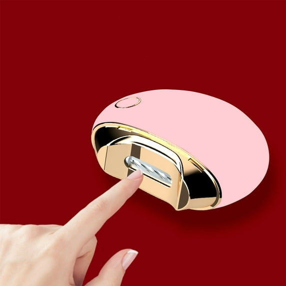 Electric Automatic Nail Clipper Trimmer - 2-in-1 Rechargeable Fingernail & Toenail Grinder Cutter for Baby Adults Seniors - Heavy Duty Manicure Polisher with Safety LED for Trimming & Polishing Nails