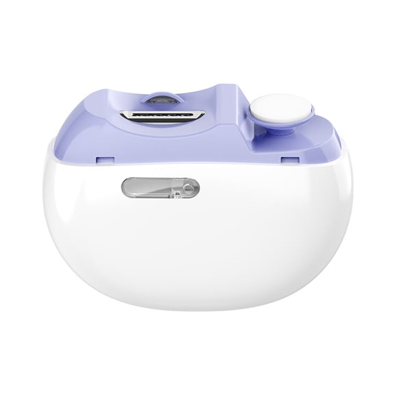 Electric Automatic Nail Clippers with Light & 3 Speeds Fingernail Cutter and File 2 in 1 Rechargeable Fingernail Trimmer