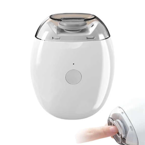 Electric Automatic Nail Trimmer - Rechargeable Fingernail Clipper & Grinder with LED Light, 3-Speed Quiet Design for Safe, Gentle Nail Care for Adults, Seniors & Babies(1PC)