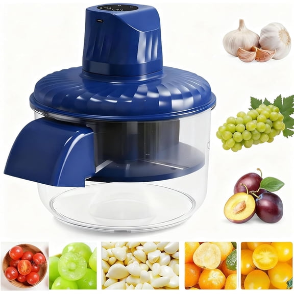 Electric Automatic Peeler Machine,Automatic Grape Peeler Machine,Garlic Peeler Cherry-Tomato Skin Remover,Compact Vegetable Peeler for All Small Fruits,Kitchen Peeling Tool