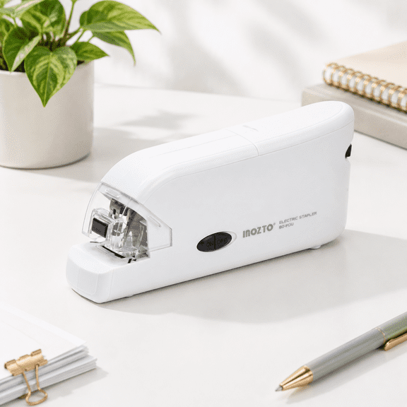 Electric Automatic Sensor Stapler with Staple Remover, Fits Up to 20 Sheets