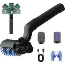 KOYMISKU BBQ Grill Brush,3-Speed Settings Electric Grill Brush,180° Adjustable Head,90 Mins Grill Cleaner for Outdoor Griddles Smokers