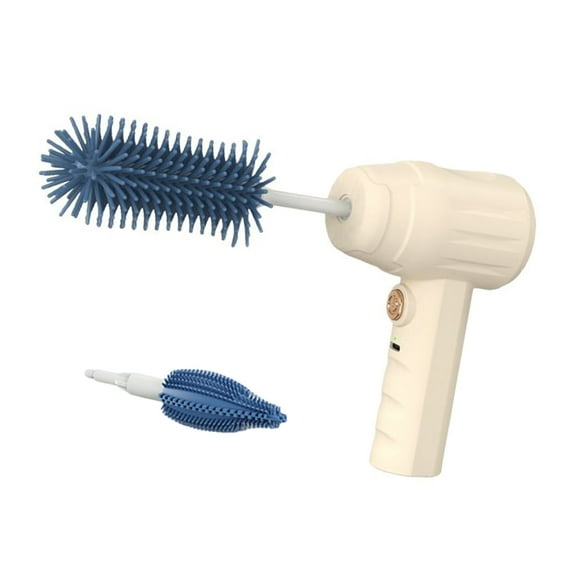 Electric Baby Bottle Brush with Rotatable Handle Silicone Cup Cleaner Efficient Cleaning Tool for Home and Travel