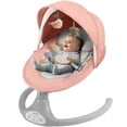 thumbnail image 1 of Electric Baby Swing, Caveen Infant Swing Rocker with Remote Control, 5 Sway Speeds, Bluetooth Music, Pink, 1 of 10