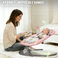 thumbnail image 1 of Fashionsmile Electric Baby Swing, Caveen Infant Swing Rocker with Remote Control, 5 Sway Speeds, Bluetooth Music, Grey, 1 of 8
