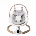 thumbnail image 1 of Electric Baby Swing for Newborn with Remote Control, Bluetooth, 5 Swing Speeds, Timer, 10 Lullabies, Interactive Toys, Side to Side Swing, Beige, 1 of 7