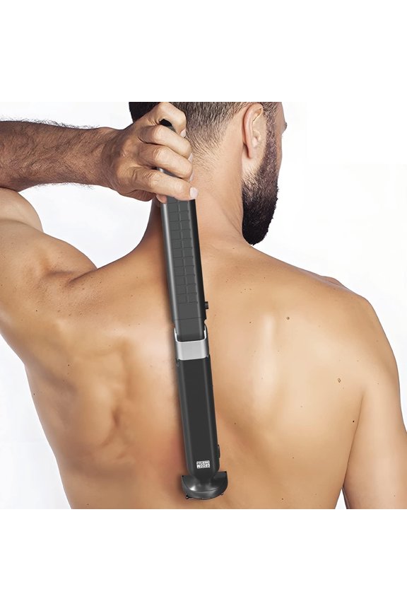 Electric Back Shaver and Hair Trimmer for Men Body Groomer with Extendable Back Blade Electric Razor for Hard to Reach Areas Back Shavers and Manscaping Tool for Men Battery Powered