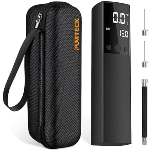 Electric Ball Pump (with Case), Smart Air Pump Portable Fast Ball Inflation with Precise Pressure Gauge and Digital LCD Display for Football Basketball Volleyball Football$$Sport & Recreation Other