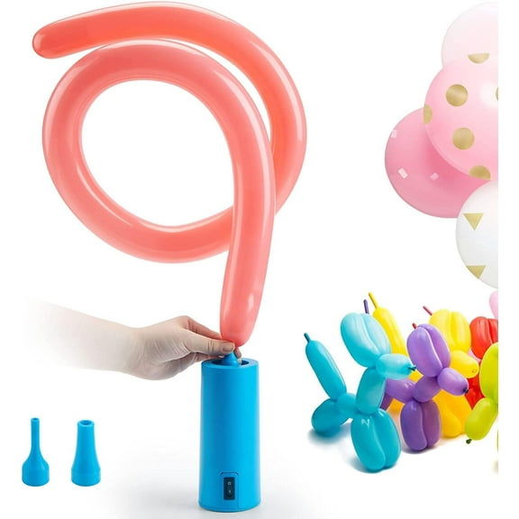 Electric Balloon Air Pump - Portable Inflator Blower for Balloons, for Animal Balloon Foil Balloons Inflator Pump for Event & Party Decoration