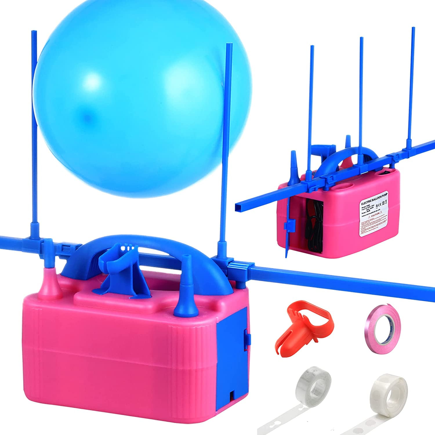 Inflador eléctrico para globos para un uso sencillo. Compresor para globos.