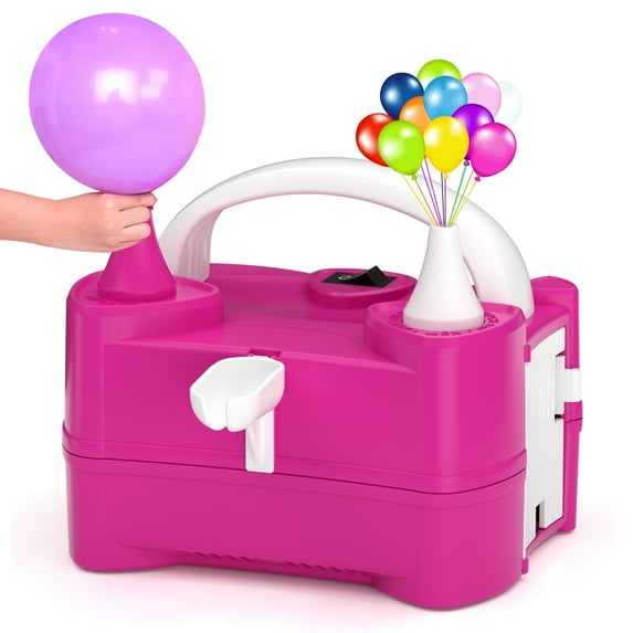 Electric Balloon Pump, Easy to Carry Dual Nozzle Blower Electric Balloon Air Pump, Balloon Inflator for all Kinds of Balloon Decoration