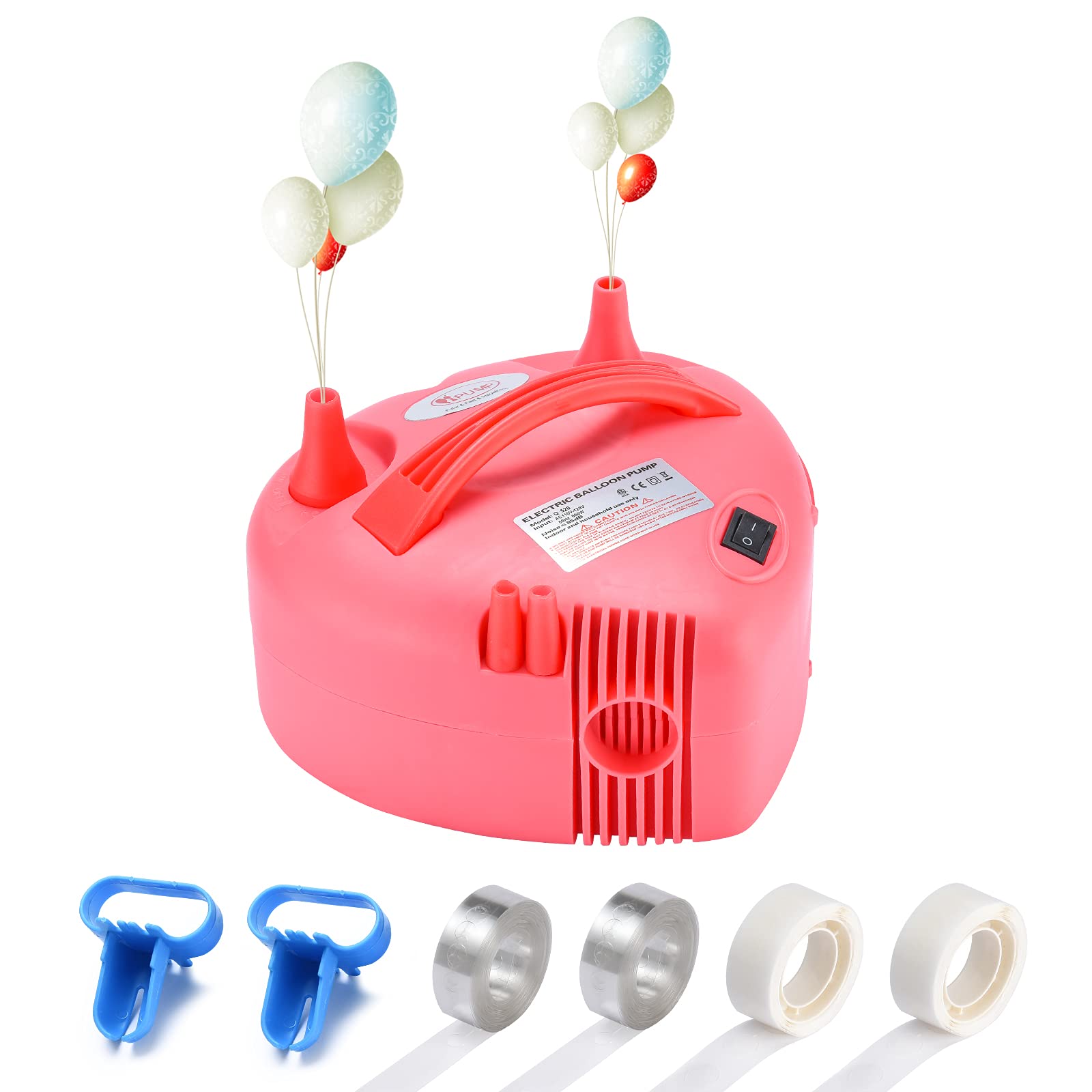Electric Balloon Pump, NuLink Portable Dual Nozzle