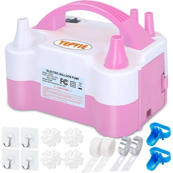 Electric Balloon Pump, Portable 2 Modes Blower Machine with 14 Arch Kits, Air Pump for Balloon, Inflator Party Decoration