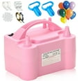 thumbnail image 1 of Electric Balloon Pump, Portable Dual Nozzle Blower Air Balloon Pump & Inflator for All Balloons Party Wedding Decoration 110V, 600W, Pink, 1 of 8