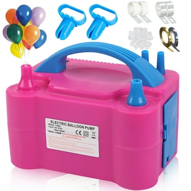 Electric Balloon Pump, Portable Dual Nozzle Blower Air Balloon Pump & Inflator for All Balloons Party Wedding Decoration