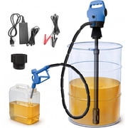 Electric Barrel Pump for DEF, AdBlue, Diesel, Water & Antifreeze, 5 GPM Drum Transfer Pump with AC/DC Power, Telescopic Tube for 55 Gallon Drum & IBC Tote