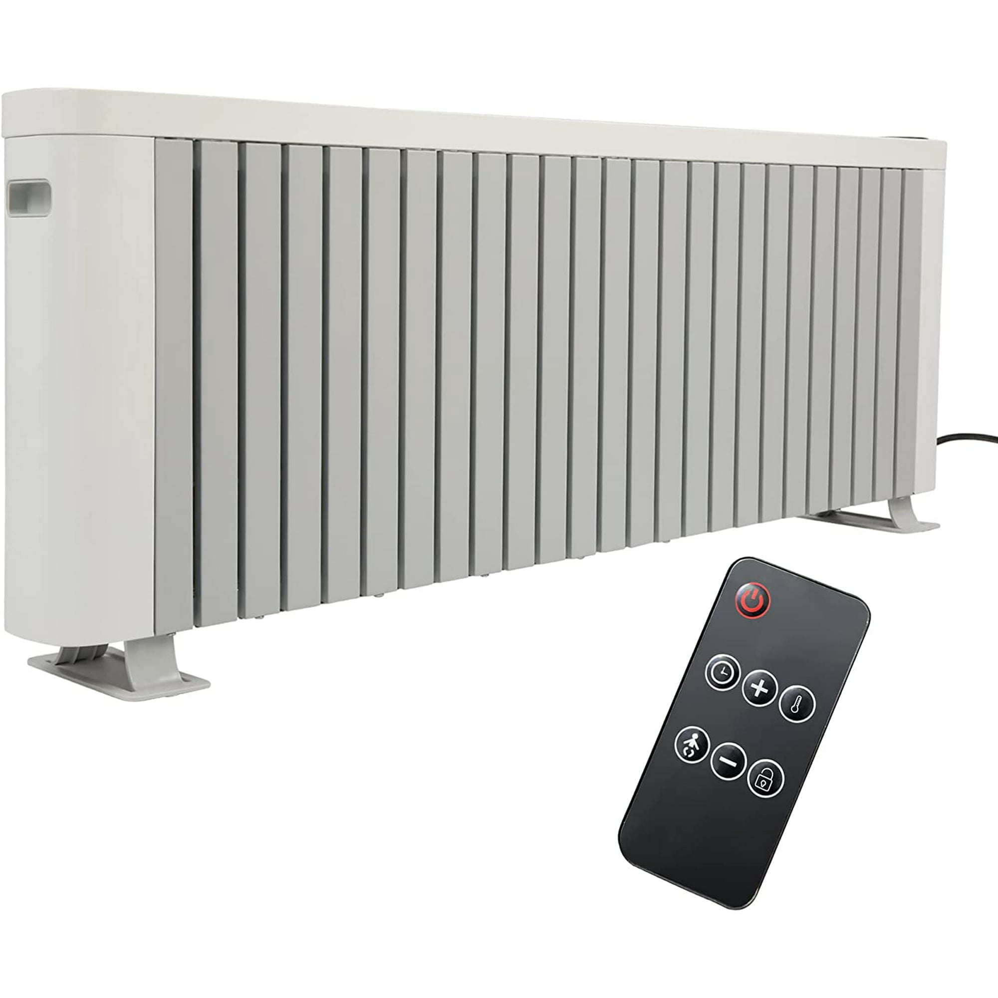 Electric Baseboard Heater with Thermostat for Indoor Use, Energy