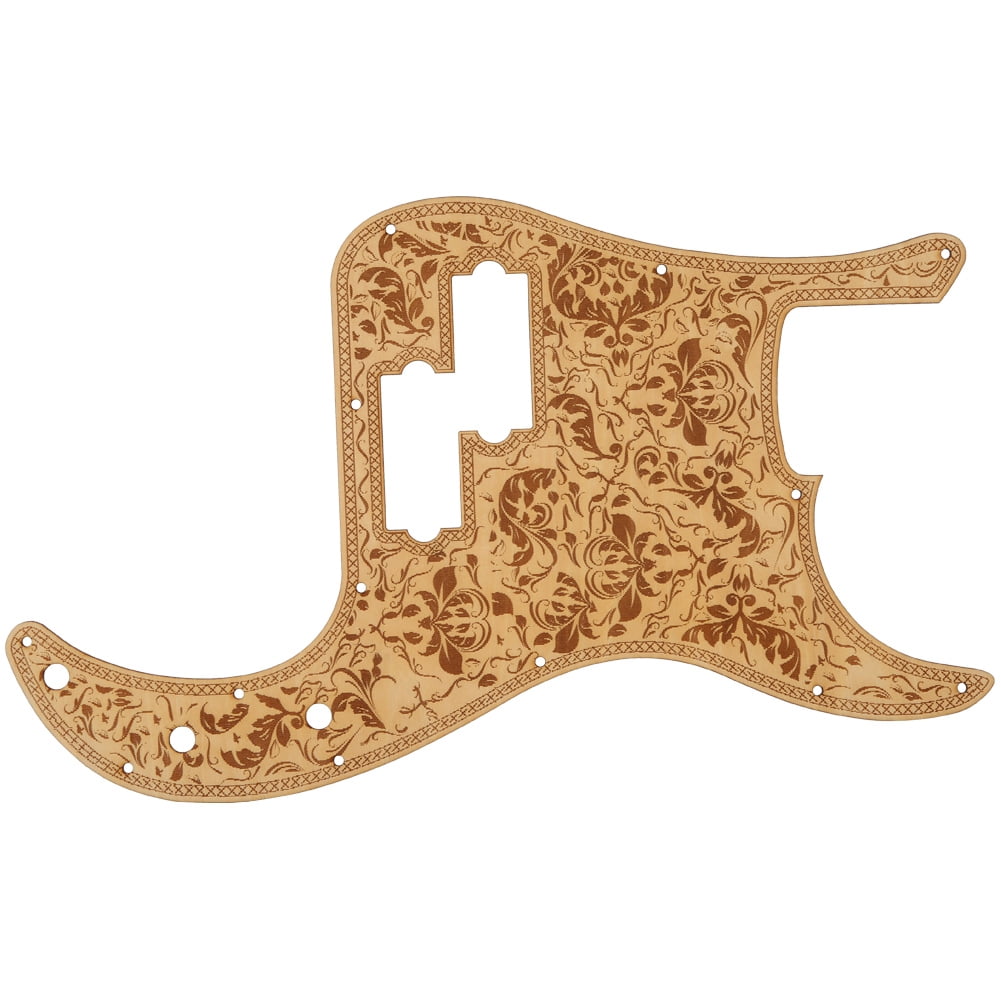 Electric Bass Pickguard Maple Wood Grain Pick Guard Musical Instrument Accessories