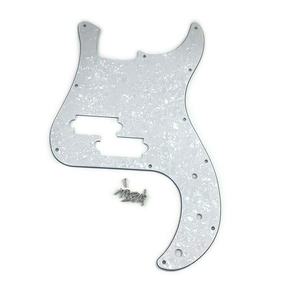 Electric Bass Scratch Plate 3 Ply 11 Hole Bass Pickguard Replacement 4 String Electric Bass Pickguard