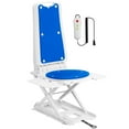 thumbnail image 1 of Electric Bath Lift Chair with Backrest and EVA Padding, Adjustable Height & Recline, Battery-Operated with Remote Control, IP68 Waterproof Floor Lift for the Elderly and Disabled, 308 lbs Capacity, 1 of 8
