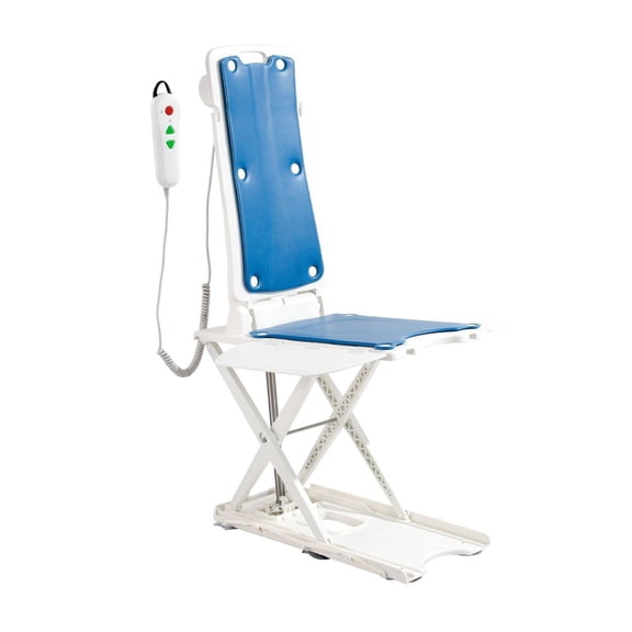 Electric Bath Lift for Elderly, 3.03-19.96" Adjustable Height, 310lbs Capacity, 45 Tilt, Waterproof, Portable Bathtub Chair for Seniors & Patients