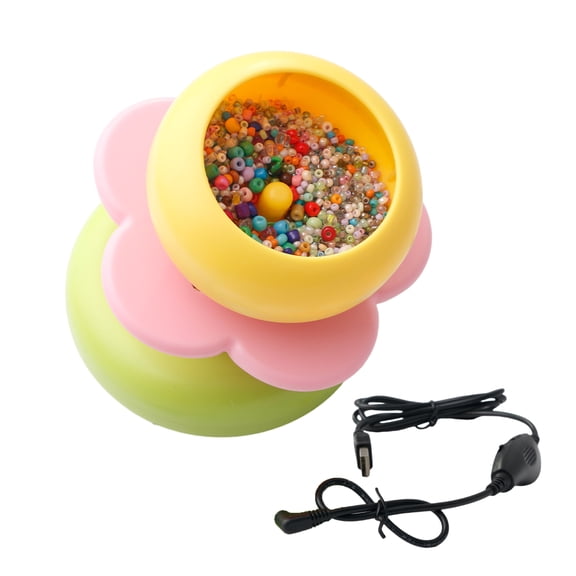 Electric Beading Tool Jewelry Making Tool Threading Beads Device Craft Accessory Bead Spinners Bead Crafting Tool
