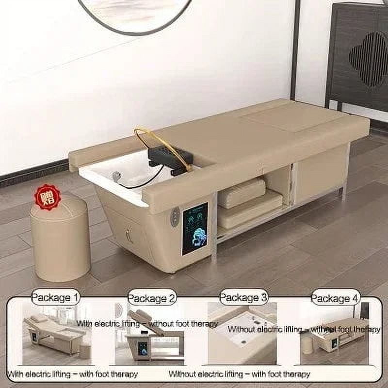 Electric Beauty Salon Shampo Chair High End Massage Bed Head Physical