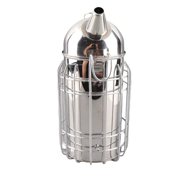 Electric Bee Smoke Transmitter Beekeeping Tools Stainless Steel Bee Smoker Sprayer with Heat Cover Guard, 11.8 Inches / 30 cm