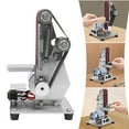 thumbnail image 1 of Electric Belt Grinder Vertical Belt Sander Polishing Grind Machine Dual Bearing for Households, Food Markets, 1 of 24