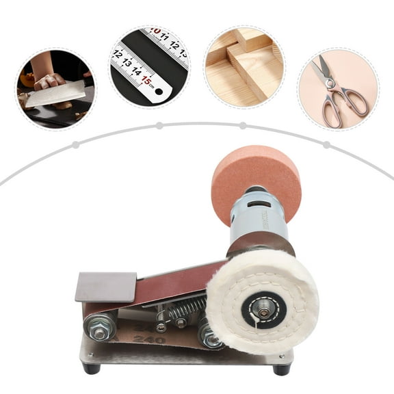 Electric Belt Sander Small Belt Sander 7-Stage Adjustable Polisher 150W