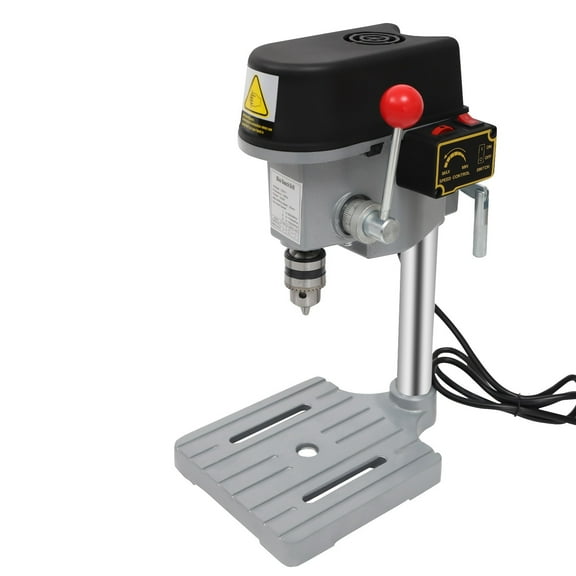 Electric Bench Drilling Machine Adjustable Speed Tabletop Drilling Machine For Wood Home Improvement Tool DIY Accessories ,Easy to Operate