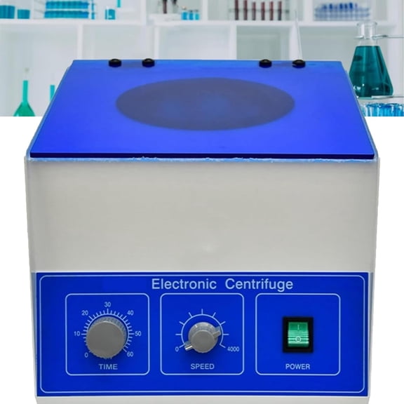 Electric Benchtop Centrifuge Machine, Desktop Lab Centrifuge Machine, Electric Centrifuga Machine Timer Speed Control for Laboratory Medical Practice