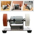 thumbnail image 1 of 6.3*3.9*3.9 Modern Electric Benchtop Grind Sander Adjustable Variable Speed Table Grinding Machine, 1 of 18
