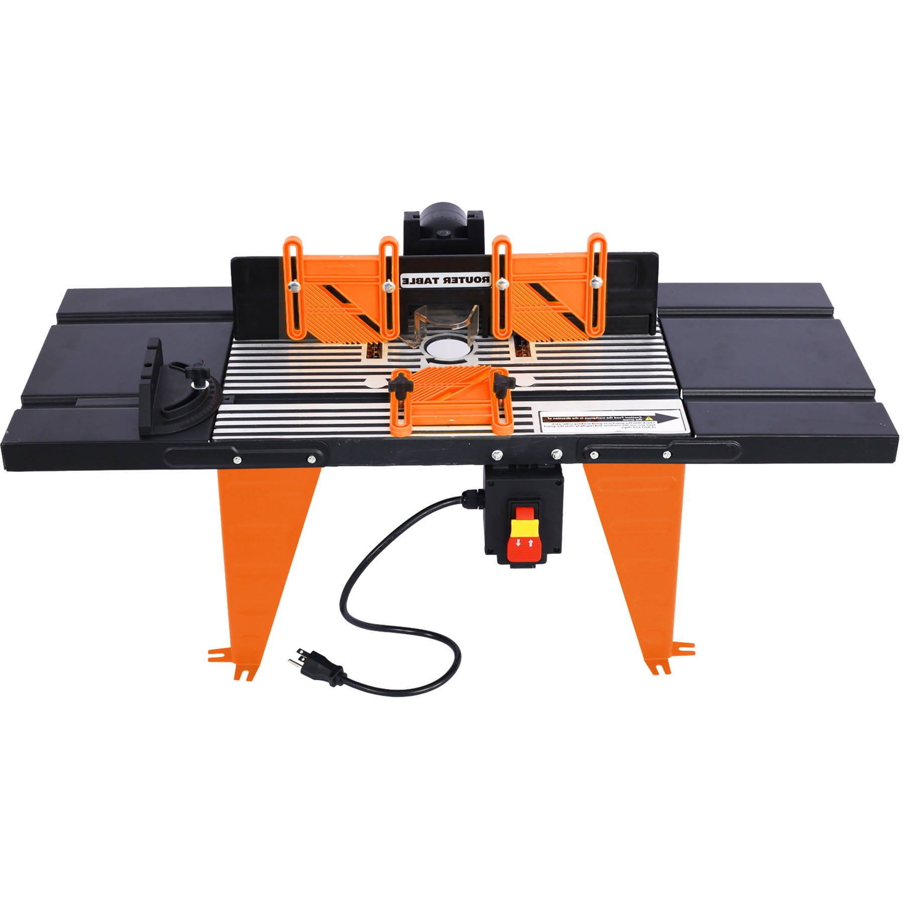 Electric Benchtop Router Table Wood Working Tool,black,orange color