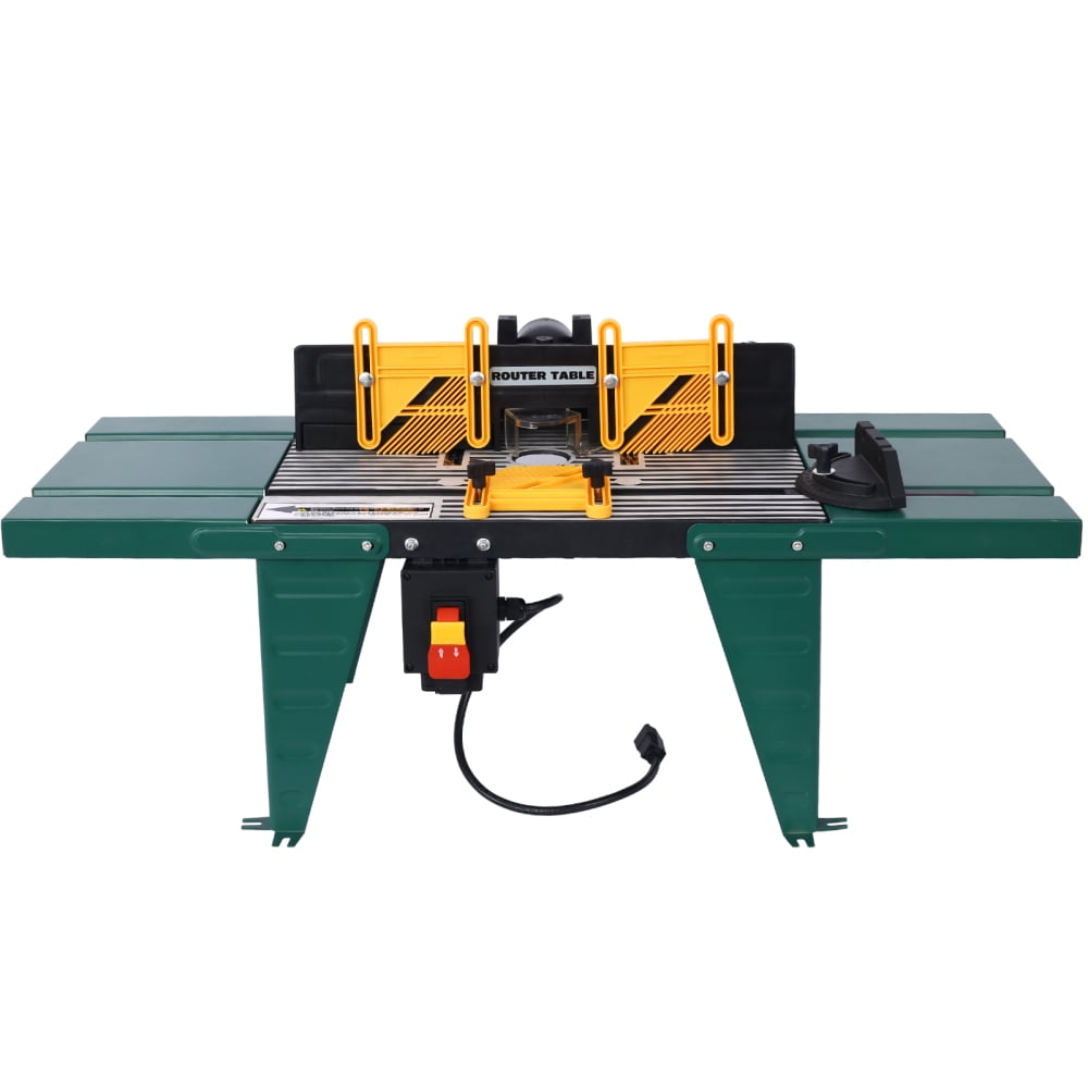Electric Benchtop Router Table Wood Working  Tool,green,Craftsman Tool for Woodworking
