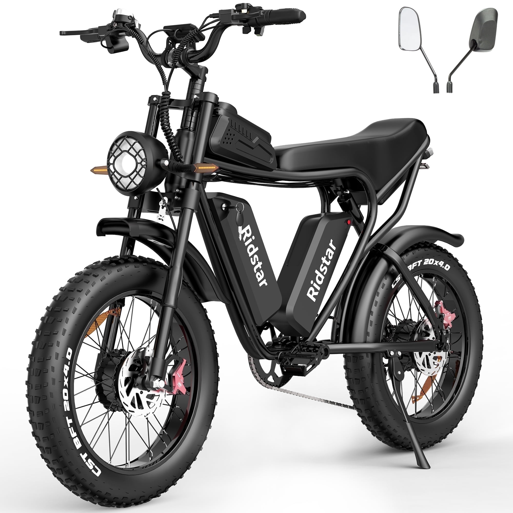Ridstar Electric Bike for Adults Q20,52V/40Ah,2000W 35MPH