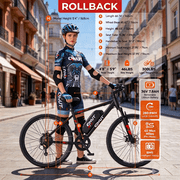 Electric Bicycle for Adults-QNUT Victor 4.0 Commuter Ebike,350W,Peak 750w,26 inch,7-Speed,Max 40 mile Range,3 Modes Mountain Bike, Smart LCD, Dual Disc Brakes,Electric Bike UL 2849 Certified