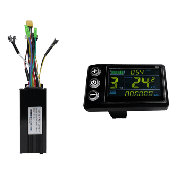 Electric Bicycle Controller S866 LCD Display 36V 48V 30A 750W 1000W 2 Model Controller Electric Bicycle Parts